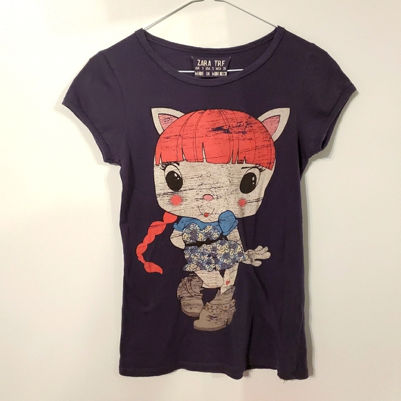 Zara Print T-shirt - Picture 1 of 4